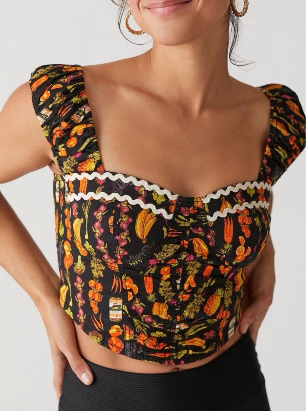 Selena Ruched Corset by Urban Outfitters, pre-loved EUC